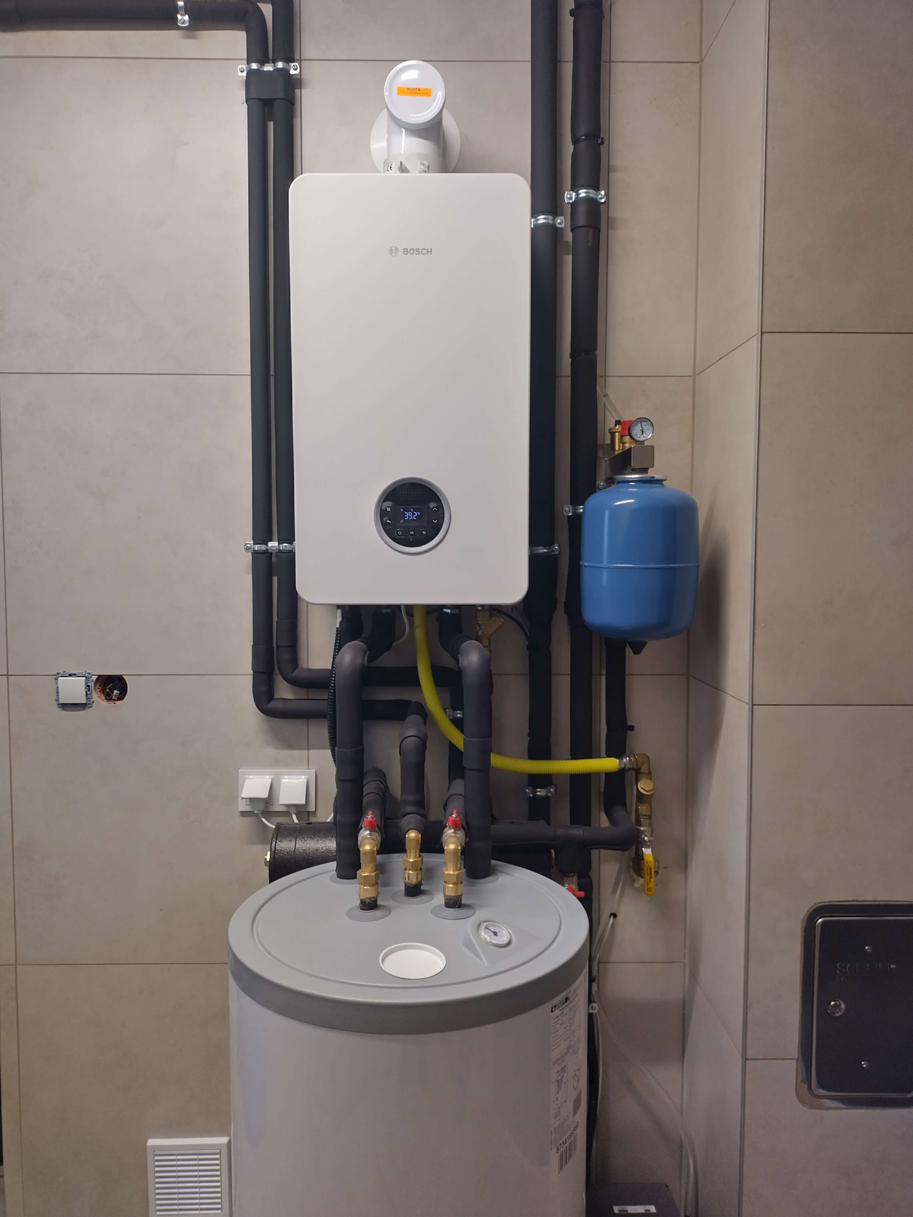 Instalacja kotła gazowego Łomża - nowoczesna kotłownia 1