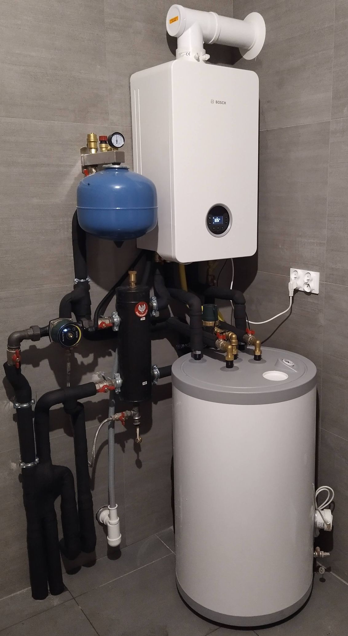 Instalacja kotła gazowego Łomża - nowoczesna kotłownia 3